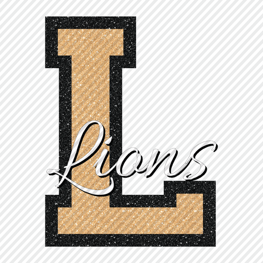 Glitter Lions
