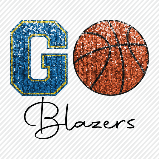 Go Sequins Basketball - Blazers