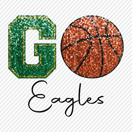Go Sequins Basketball - Eagles
