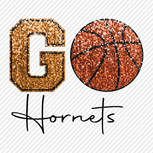 Go Sequins Basketball - Hornets