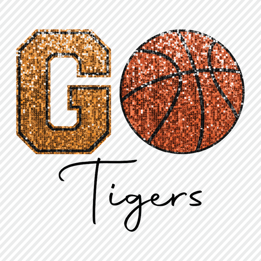 Go Sequins Basketball - Tigers