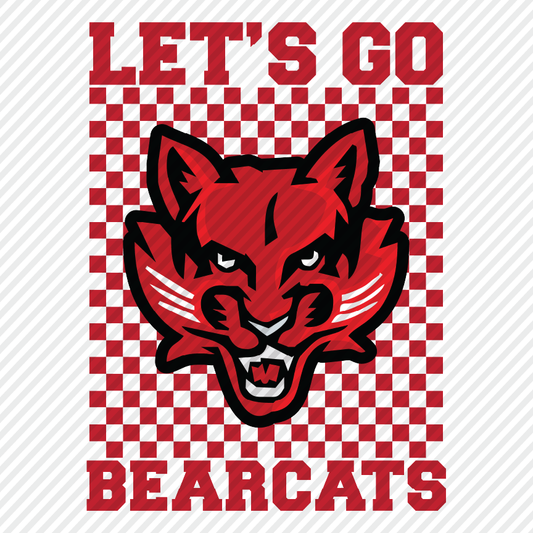 Let's Go Bearcats - red