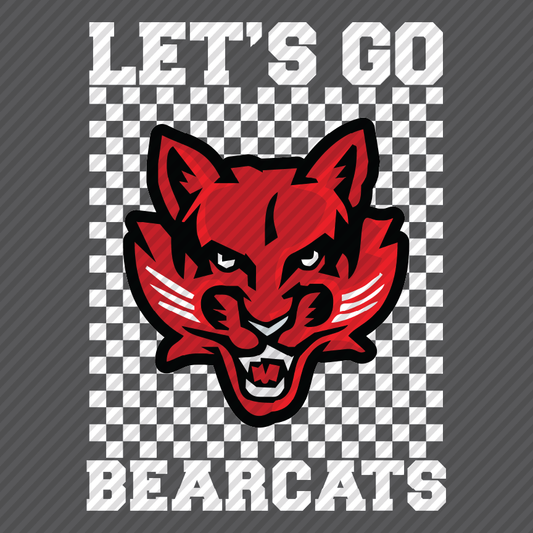 Let's Go Bearcats - white