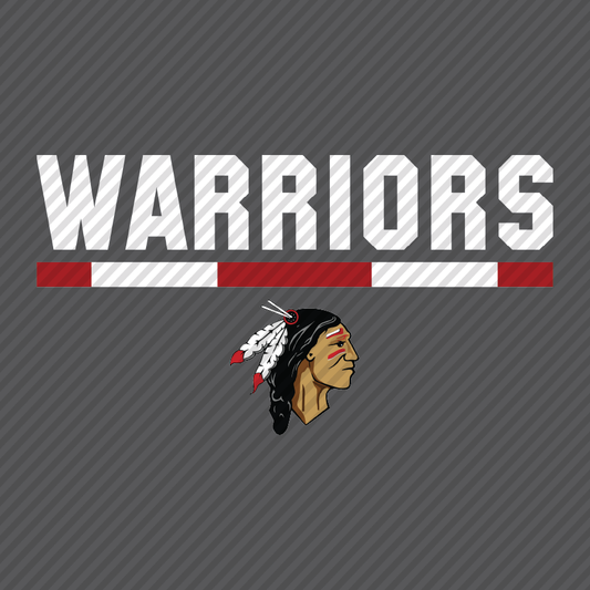 Westside Warrior Stripe & Mascot