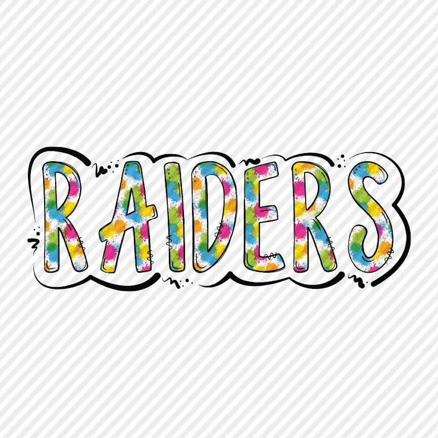 Paint Splatter - Raiders
