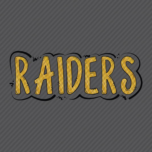 Raiders Gold Sketch