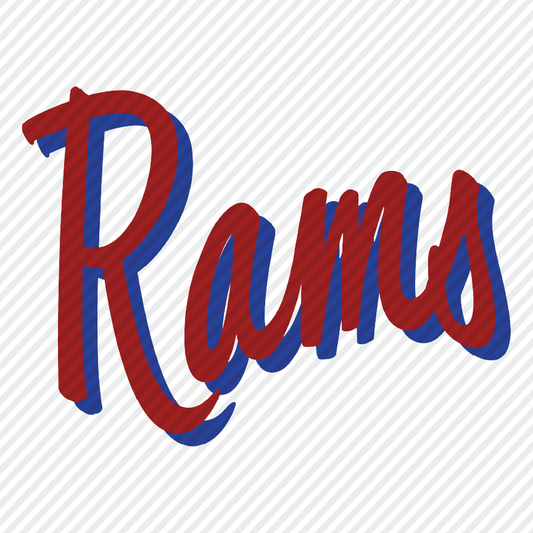 Rams with Shadow (plain & distressed)