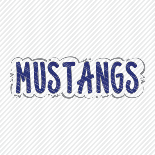 Mustangs Sketched