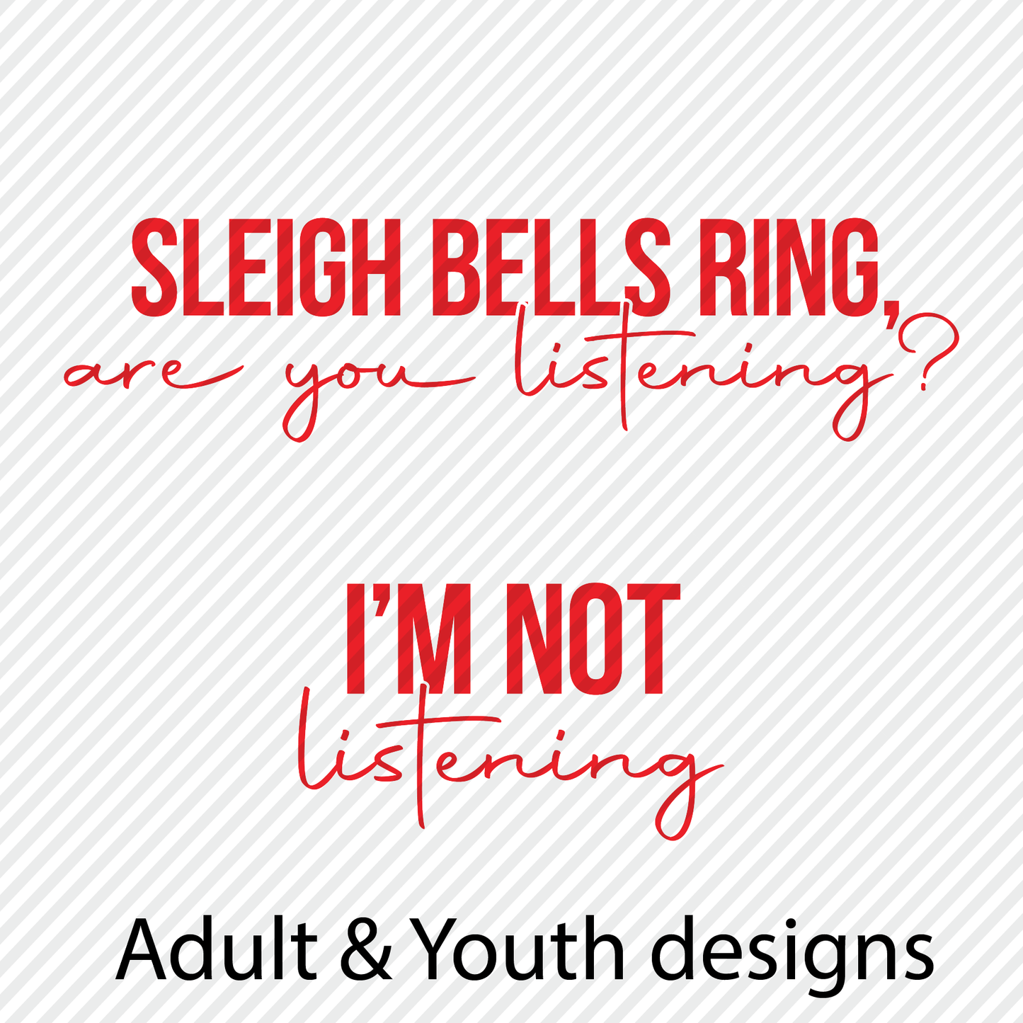 Sleigh Bells Adult & Youth