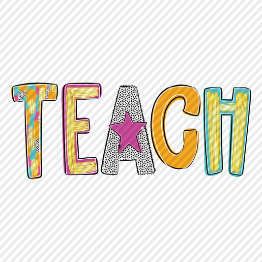 Teach colorful