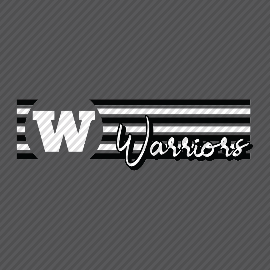 W Warriors stripe