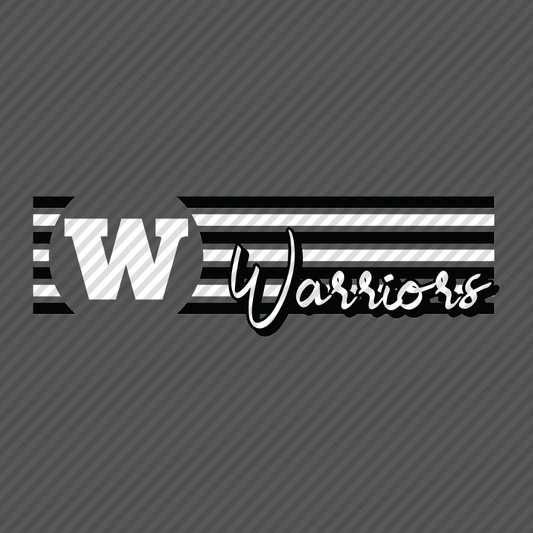 W Warriors stripe