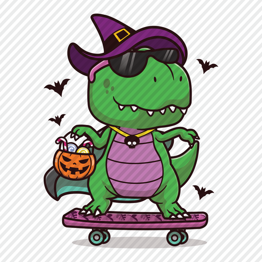 Witch Dino Trick or Treat