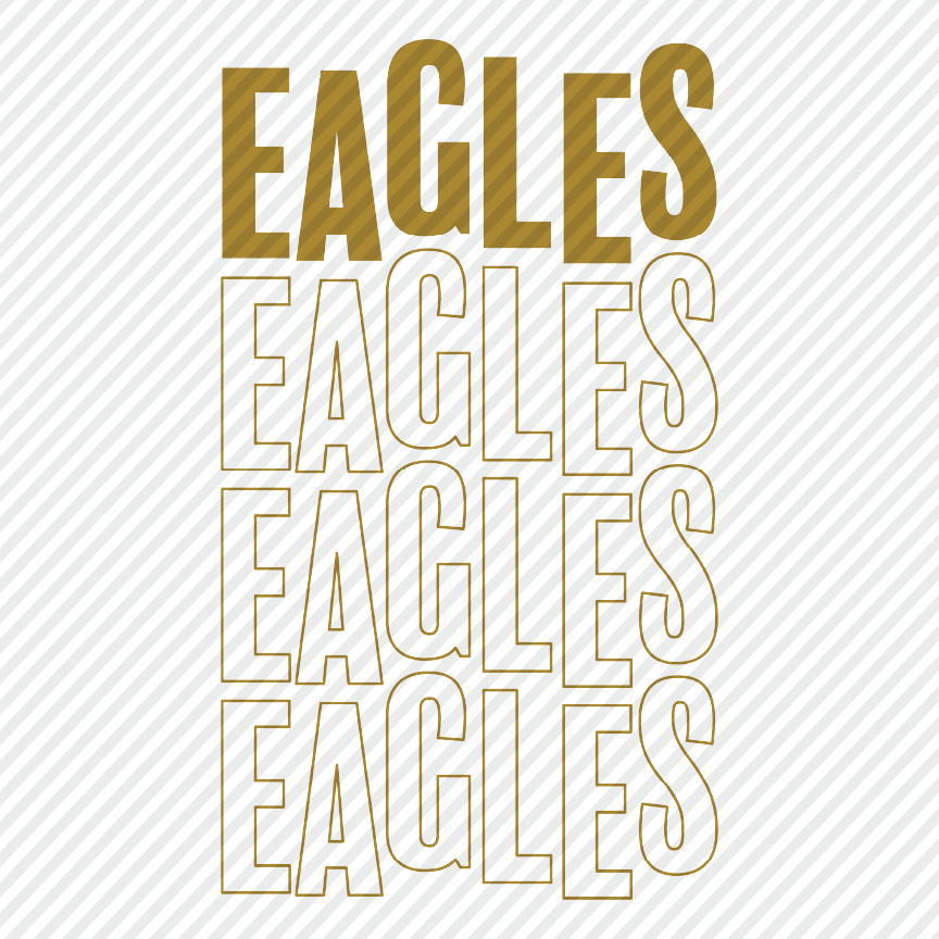 Wobble Eagles - green & gold