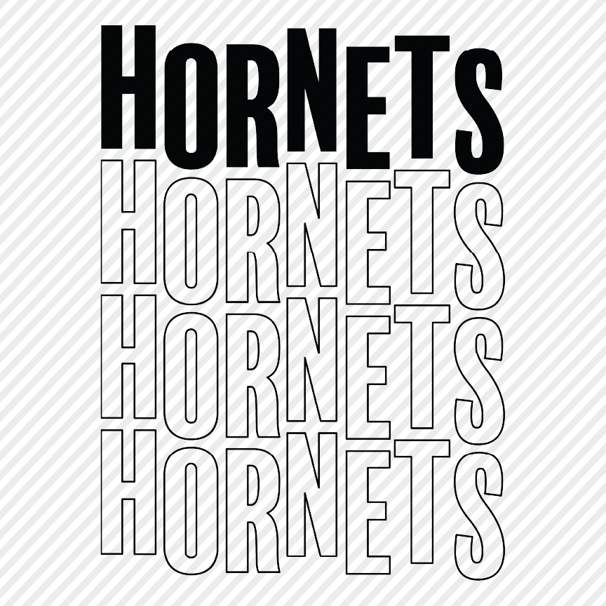 Wobble Hornets - orange & black