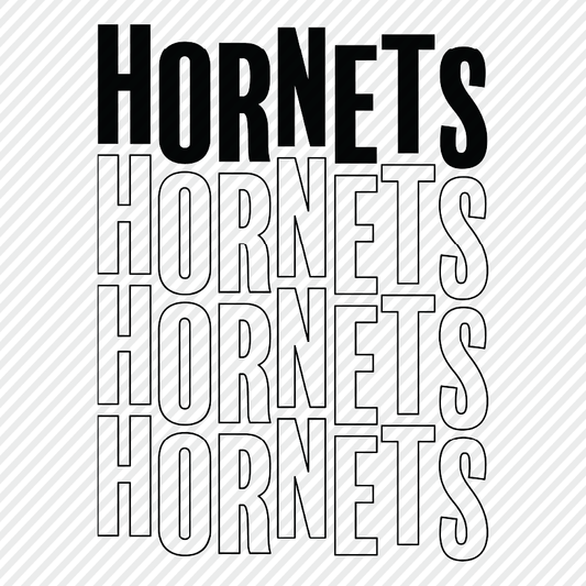 Wobble Hornets - orange & black